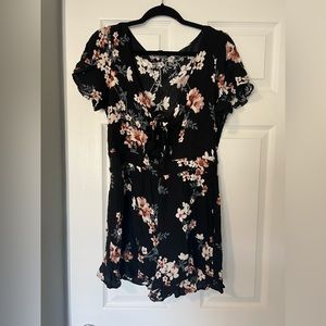 large, american eagle, front tie romper